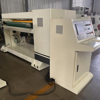 Ligne de production de carton ondulé Commandes de stockage NC coupeurs couteaux hélicoïdaux