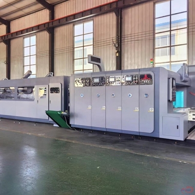 Correction de boîtes à haute fréquence FFG Flexo Impression pliante Gluer Machine de fabrication de boîtes