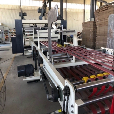 Personnalisable parfait papier ondulé Flexo Folder machine de colle semi-automatique