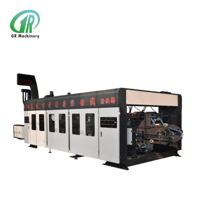 FFG Flexo imprimerie pliante Gluer cas de fabrication de la machine de treillis trou grand système de roue de colle