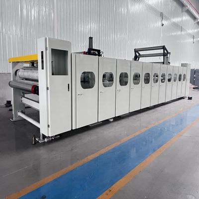 Ligne de production de carton ondulé double face séchage et façonnage à 120-180 m/min avec 2 vannes de dosage