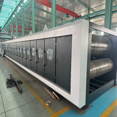 Ligne de production à face unique de 2 pièces de soupape de proportionnement conçue pour manipuler la carte ondulée avec précision et rapidité