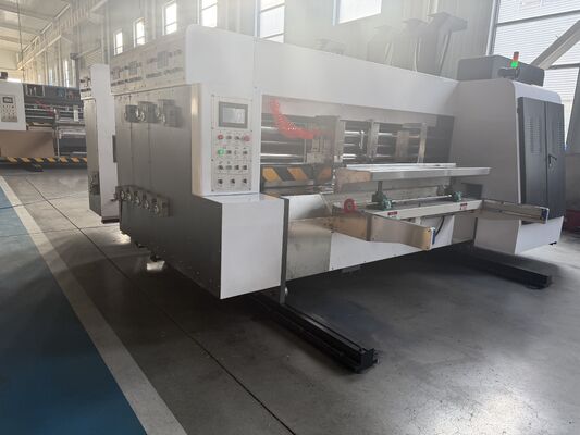 Components durables et structure de cadre stable Machine d'impression en carton ondulé avec une vitesse de 100 à 130 pièces/min