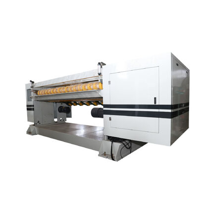 Vitesse maximale de la machine 100mmin ligne de production de carton ondulé à commande par ordinateur coupeuse hélicoïdale et coupeuse NC de poids max 3500kg