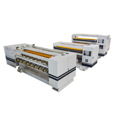 Ligne de production à facette unique de tension 380V avec cadre HT250 Idéal pour la fabrication continue de carton ondulé