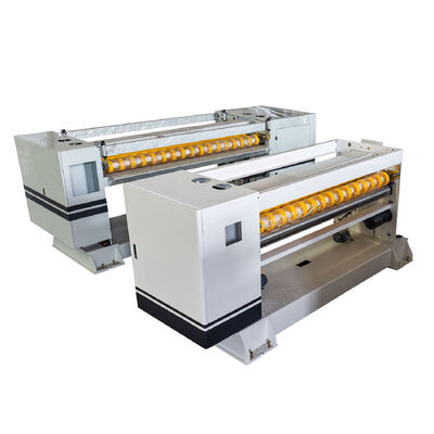 Largeur de travail 1600 1800 2000 2200 2500 mm ligne de production de carton ondulé personnalisable avec tension 380V et processus de coupe de carton ondulé