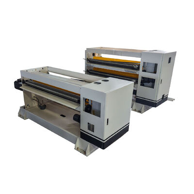 Servo-moteur à entraînement principal 22 kW ligne de production de carton ondulé à 3 couches Vitesse de travail réelle 150mmin Sortie stable