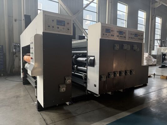 Machine d'impression automatique en carton ondulé avec 100 à 130 m/min de vitesse