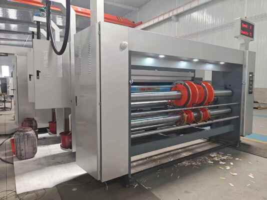 Machine automatique de fente d'impression Flexo avec une vitesse de 100 à 130 m/min et un écran tactile couleur de 7 pouces