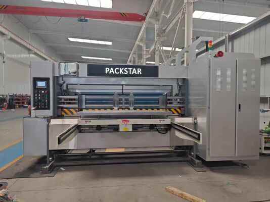 Machine d'impression automatique en carton ondulé avec 100 à 130 m/min de vitesse