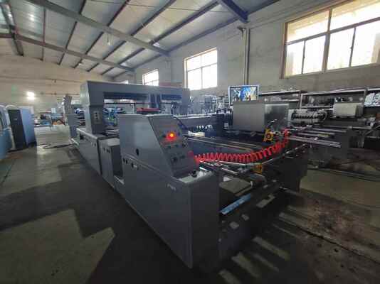 PT-A1250 Machine à coller à double correction entièrement automatique à vitesse 0-300 m/min