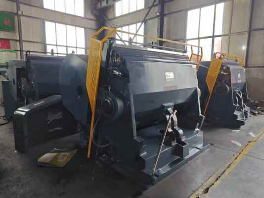 ML1400 Machine semi-automatique de découpe de cartons ondulés ML1400 avec embrayage de frein à plaque d'aspiration électrique et quatre pièces de sécurité assurant la sécurité