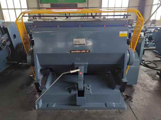 Machine de découpe semi-automatique pour cartons ondulés ML1400 avec frein à embrayage à plaque d'aspiration électrique et quatre pièces de sécurité pour une sécurité accrue