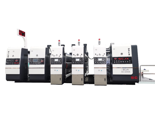 Rebord avant alimentant l'imprimante With Slotter de Flexo de couleur de double de With Die Cutter d'imprimante de Flexo
