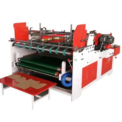 Feuille semi automatique de carton ondulé faisant la machine pour le collage de pliage de cartons de carton