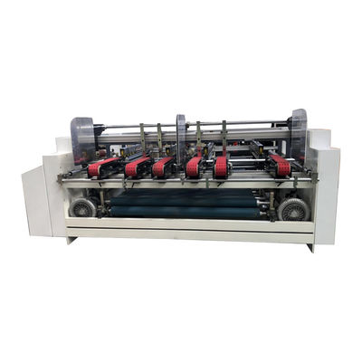 Machine de pliage-encollage semi-automatique à double pièce pour carton ondulé à colle thermofusible pour plieuse-encolleuse de boîtes en carton