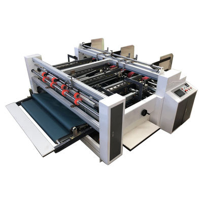 Le côté de double d'ODM a ridé la machine de Gluer de dossier de carton pour pp couvrent la fabrication