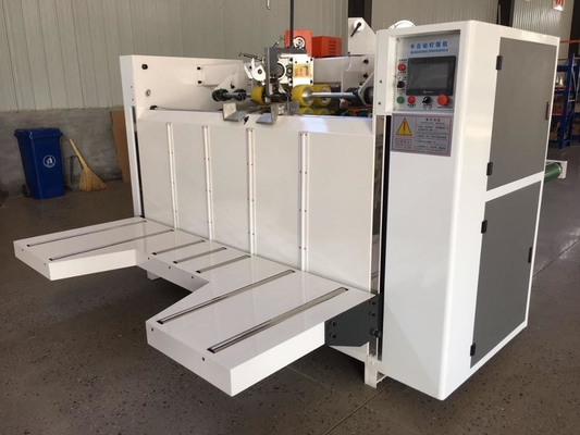 Machine piquante de boîte de carton d'occasion de GERUN pour rider la fabrication de feuille