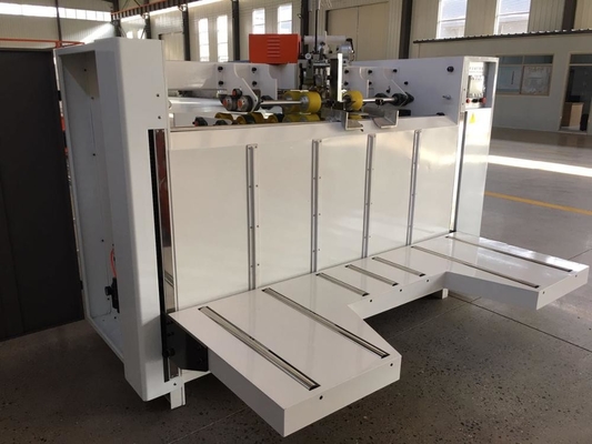Machine piquante de boîte de carton d'occasion de GERUN pour rider la fabrication de feuille