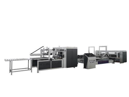Agrafeuse complètement automatique de Gluer de dossier de la CE pour la fabrication de cartons de carton