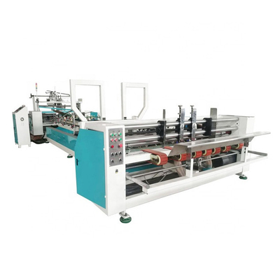 La machine de Gluer de dossier de boîte de carton de 2800 écrans tactiles a ridé la fabrication de carton