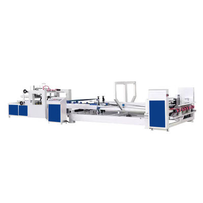 Machine ondulée automatique de Gluer de dossier de carton pour le pliage de cartons et le collage