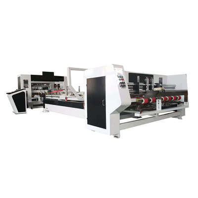 La machine de Gluer de dossier de boîte de carton de 2800 écrans tactiles a ridé la fabrication de carton