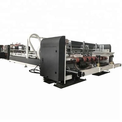 Machine automatique de collage pour carton ondulé à haute vitesse 220 feuilles/min et réglage de la largeur par micro-ordinateur pour collage pour carton