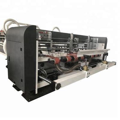 Machine automatique de collage pour carton ondulé à haute vitesse 220 feuilles/min et réglage de la largeur par micro-ordinateur pour collage pour carton