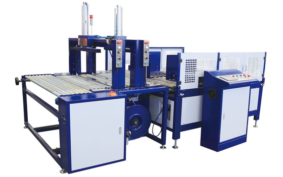 Machine de cerclage complètement automatique de boîte de carton de pp pour l'emballage de carton