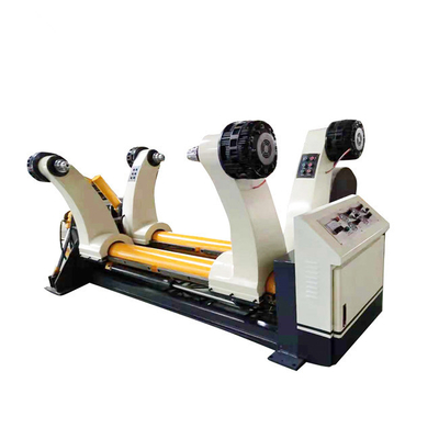 Le petit pain de moulin hydraulique automatique de Shaftless tiennent la chaîne de production ondulée de feuille pour le petit pain de papier