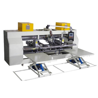 Commande servo industrielle de 2600 cartons de boîte de machine semi automatique d'agrafeuse double