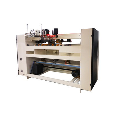 La boîte en carton semi automatique a ridé la machine piquante 60pcs/min