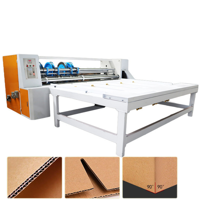 Chaîne alimentant le Creaser rotatoire ondulé de machine de Slotter pour le carton