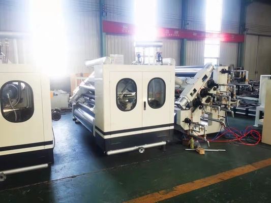 chaîne de production de carton ondulé de 1100mm 2 plis semi automatique