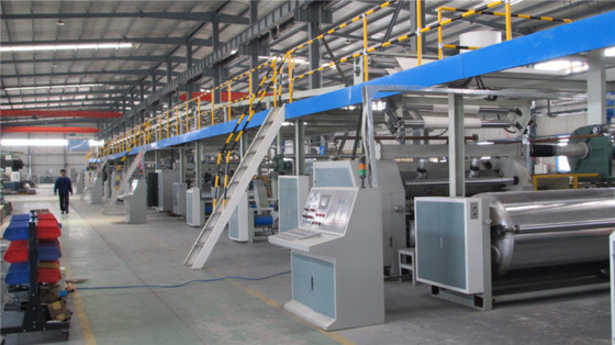Chaîne de production en carton ondulé automatique de 7 plis 200m/Min